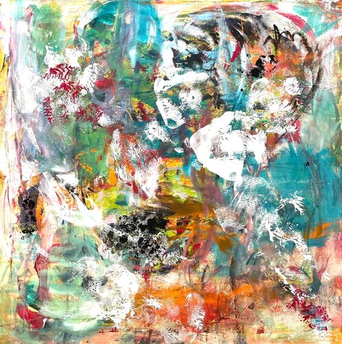 Looking for a Better World 5 di Christel Haag, Pittura in vendita su Singulart