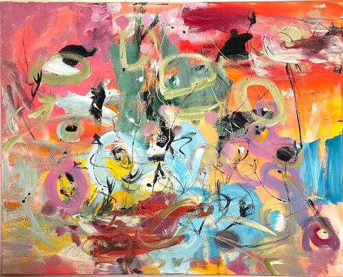 Such A Funny Guy by Christel Haag, 油畫 for Sale on Singulart