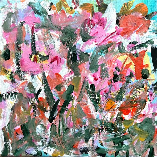 Flower Song by Christel Haag, Painting for Sale on Singulart