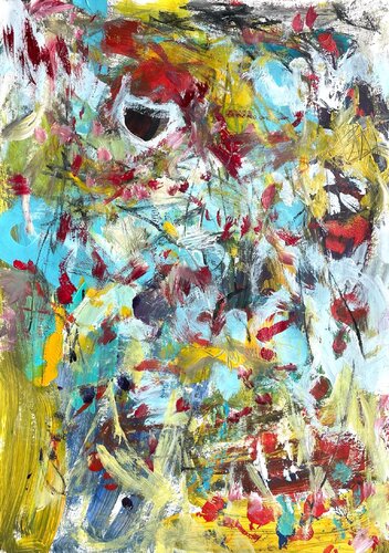 Voll das Leben 2 di Christel Haag, Opera su carta in vendita su Singulart