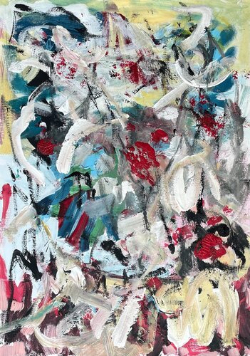 Voll das Leben 3 par Christel Haag, Œuvre sur papier en vente sur Singulart