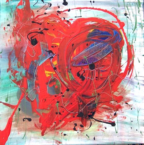 Kleiner Elefant von Christel Haag, Malerei kaufen auf Singulart