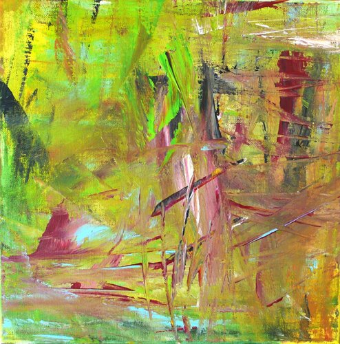 Swampy Garden par Christel Haag, Peinture en vente sur Singulart