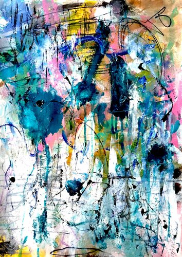 Echoes in the Night par Christel Haag, Œuvre sur papier en vente sur Singulart