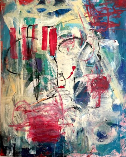 Hier und jetzt van Christel Haag, Schilderij te koop op Singulart
