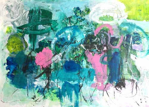 Gruppenbild mit Hut by Christel Haag, Work on Paper for Sale on Singulart