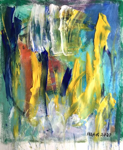 Water Plants van Christel Haag, Werk op papier te koop op Singulart
