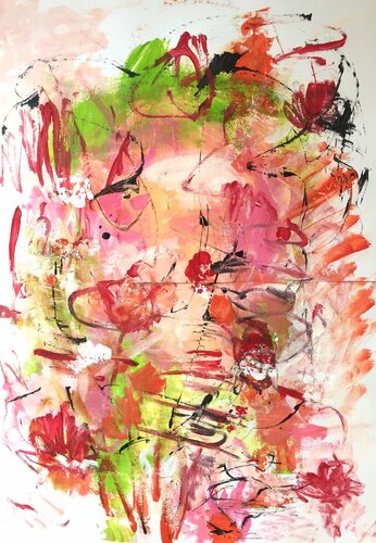 Dream of Happiness van Christel Haag, Werk op papier te koop op Singulart