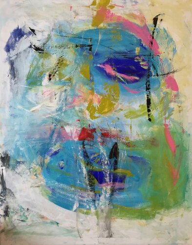 Island of Dreams van Christel Haag, Schilderij te koop op Singulart