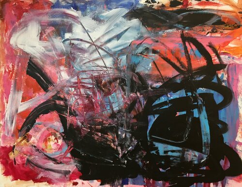 Walk on the Wild Side van Christel Haag, Schilderij te koop op Singulart