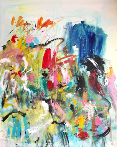 Yin und Yang van Christel Haag, Schilderij te koop op Singulart