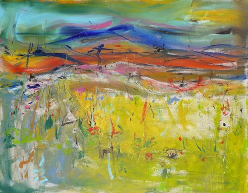 Schnell wie der Wind von Christel Haag, Malerei kaufen auf Singulart