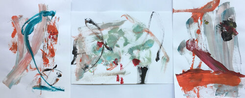 Over There (Triptych) Christel Haag