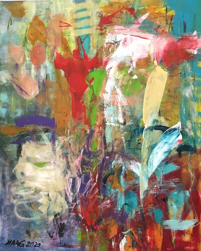 Support the Ones You Love von Christel Haag, Malerei kaufen auf Singulart