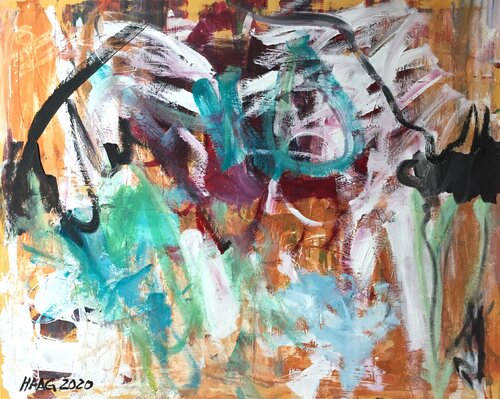 Something Happened van Christel Haag, Schilderij te koop op Singulart