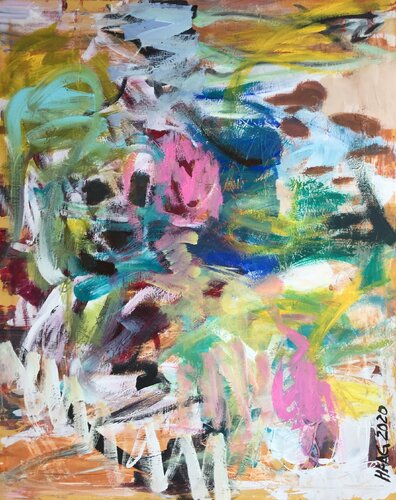 Tell Me Your Story par Christel Haag, Peinture en vente sur Singulart