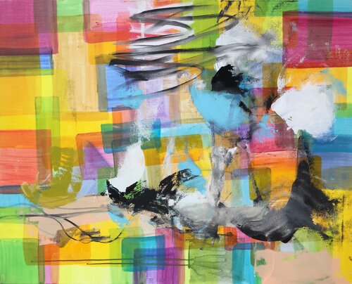 Variation 1 di Christel Haag, Pittura in vendita su Singulart