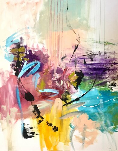 Am seidenen Faden par Christel Haag, Peinture en vente sur Singulart