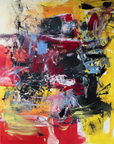 Blick zurück by Christel Haag, 油畫 for Sale on Singulart