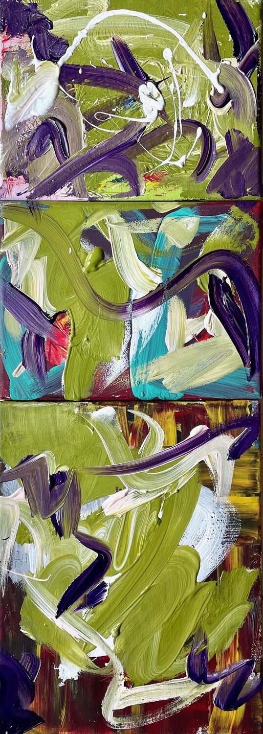 In the Mood for Floating (Triptych) Christel Haag