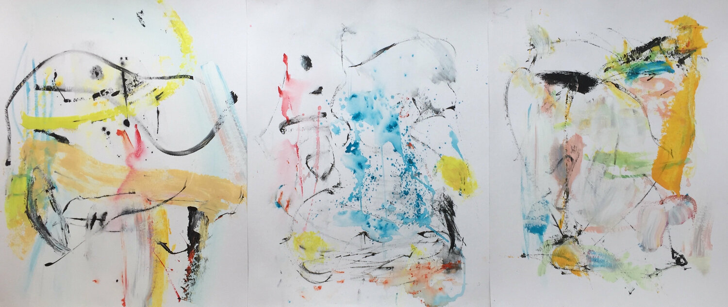 Mikado (Triptych) Christel Haag