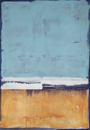 Bicolor abstract di aliz polgar, Pittura in vendita su Singulart