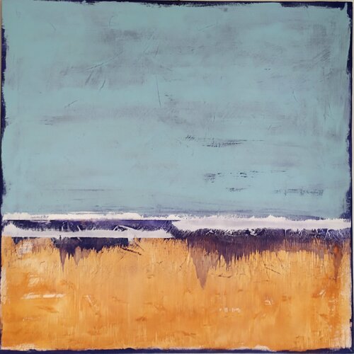 Fragmented horisont di aliz polgar, Pittura in vendita su Singulart