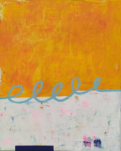 Minimal garden serie/ 50x40cm II. von aliz polgar, Malerei kaufen auf Singulart