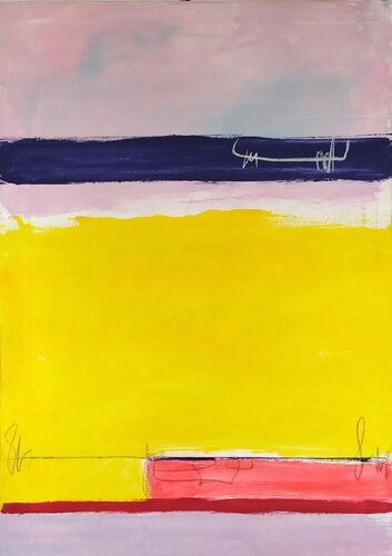 Melody on yellow von aliz polgar, Malerei kaufen auf Singulart