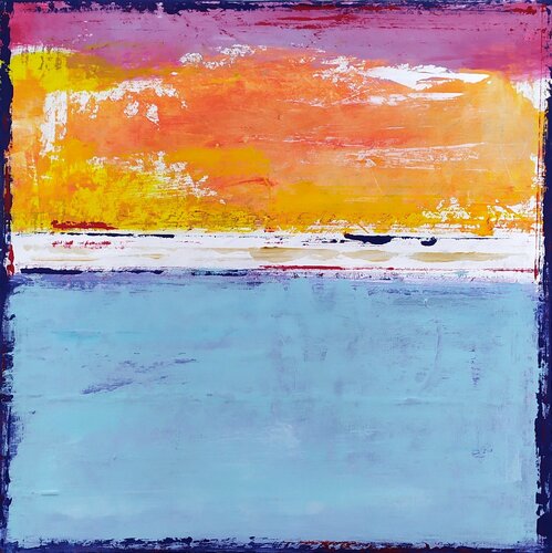 Summer sky di aliz polgar, Pittura in vendita su Singulart