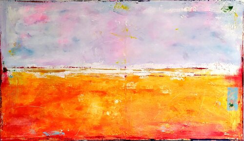 Flower field di aliz polgar, Pittura in vendita su Singulart