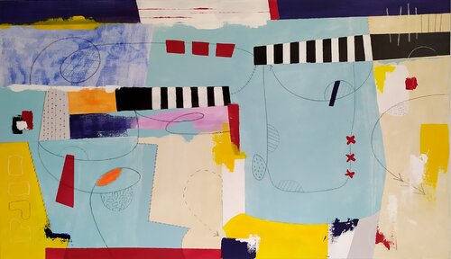 Happy hour II. by aliz polgar, 油畫 for Sale on Singulart