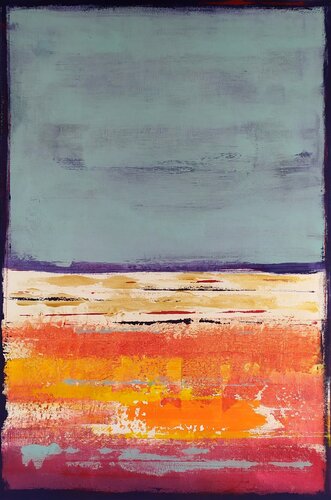 A summer morning di aliz polgar, Pittura in vendita su Singulart