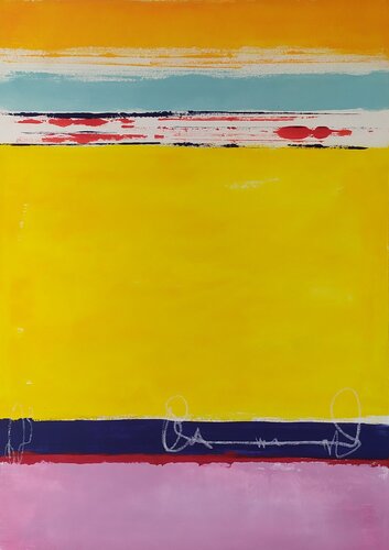 Yellow dream von aliz polgar, Malerei kaufen auf Singulart