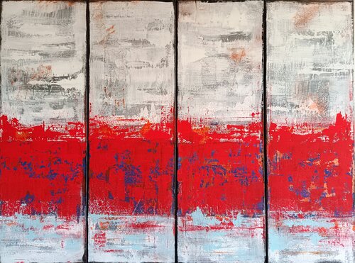 Vintage Red von aliz polgar, Malerei kaufen auf Singulart