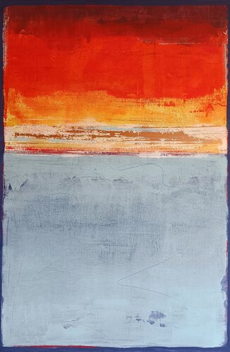 Sunset on Madeira coust by aliz polgar, 油畫 for Sale on Singulart