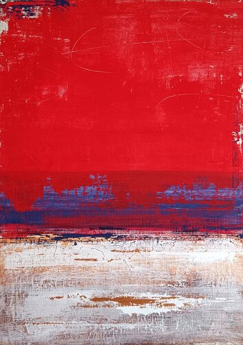 Rosso relativo di aliz polgar, Pittura in vendita su Singulart