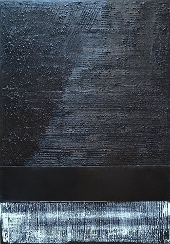 Black is Black, Different direction by aliz polgar, 油畫 for Sale on Singulart