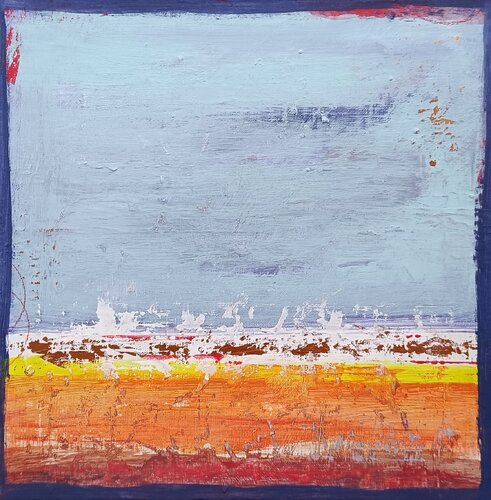 Last summer sky on Malibu by aliz polgar, 油畫 for Sale on Singulart