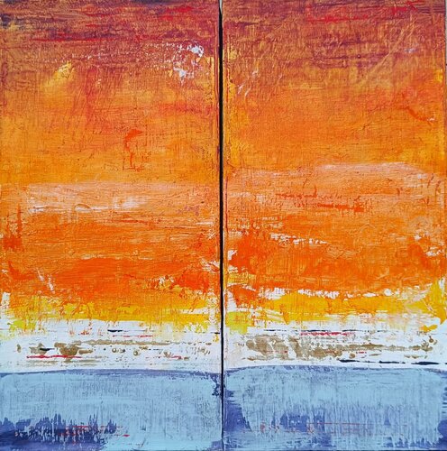 Glowing Sky III. by aliz polgar, 油畫 for Sale on Singulart