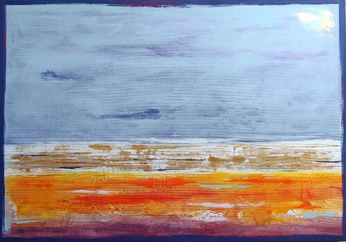 Coast of Mykonos by aliz polgar, 油畫 for Sale on Singulart