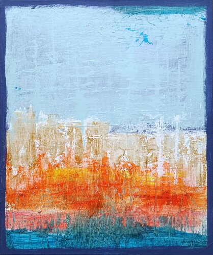 Gold Horizon by aliz polgar, 油畫 for Sale on Singulart