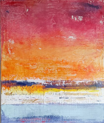 Glowing Sky II. by aliz polgar, 油畫 for Sale on Singulart