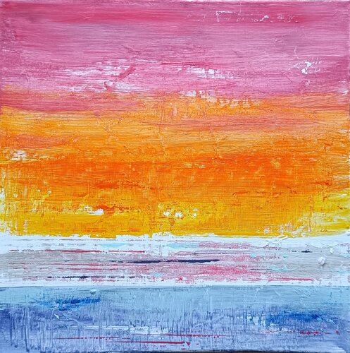 Glowing Sky IV. di aliz polgar, Pittura in vendita su Singulart