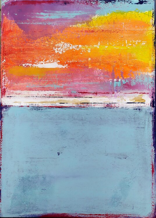Sunset in the sea aliz polgar
