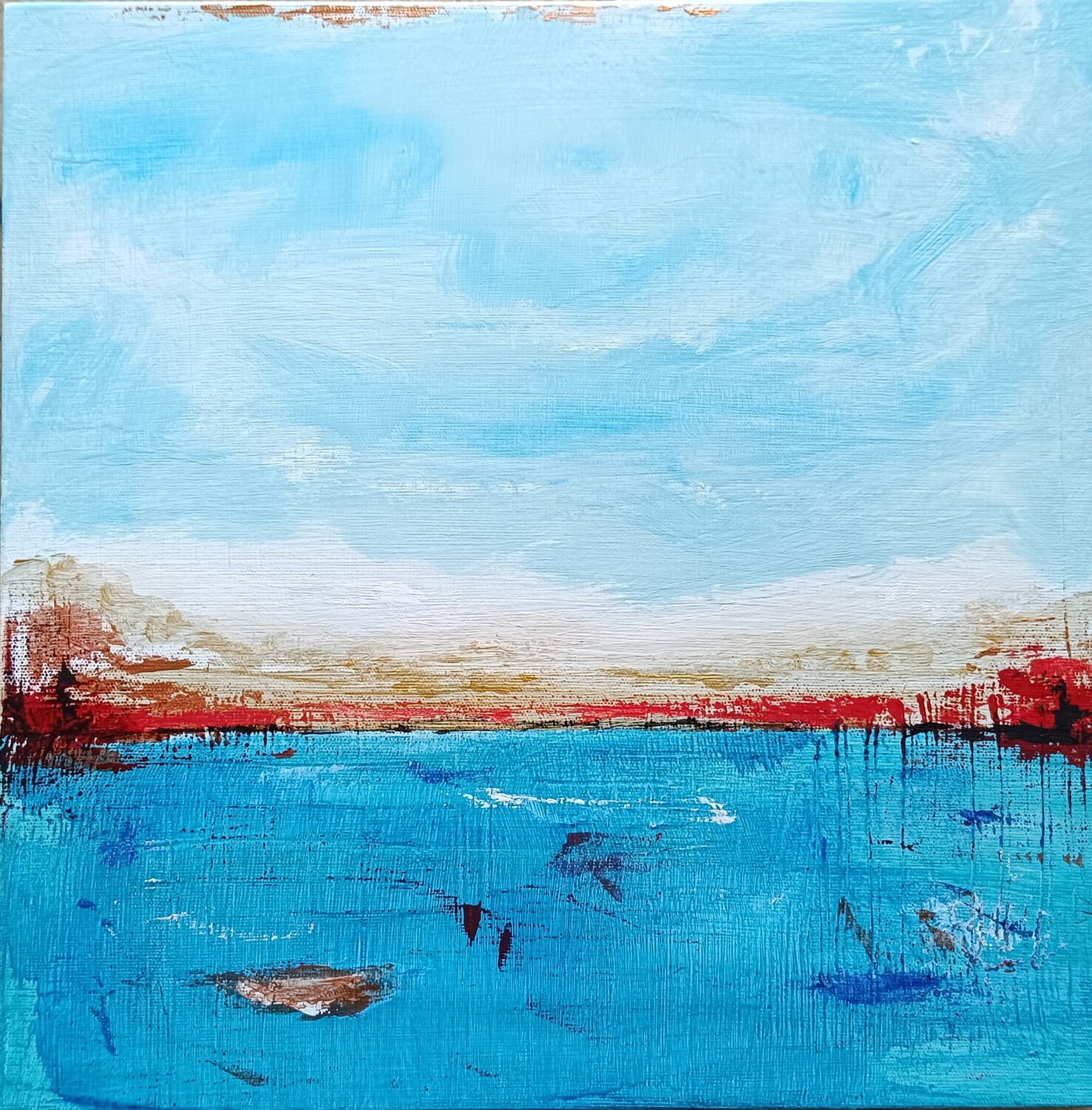 Romantic landscape II. aliz polgar Peinture originale à vendre