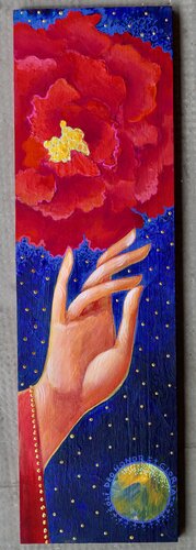 Pivoine van Oxana Zaika, Schilderij te koop op Singulart
