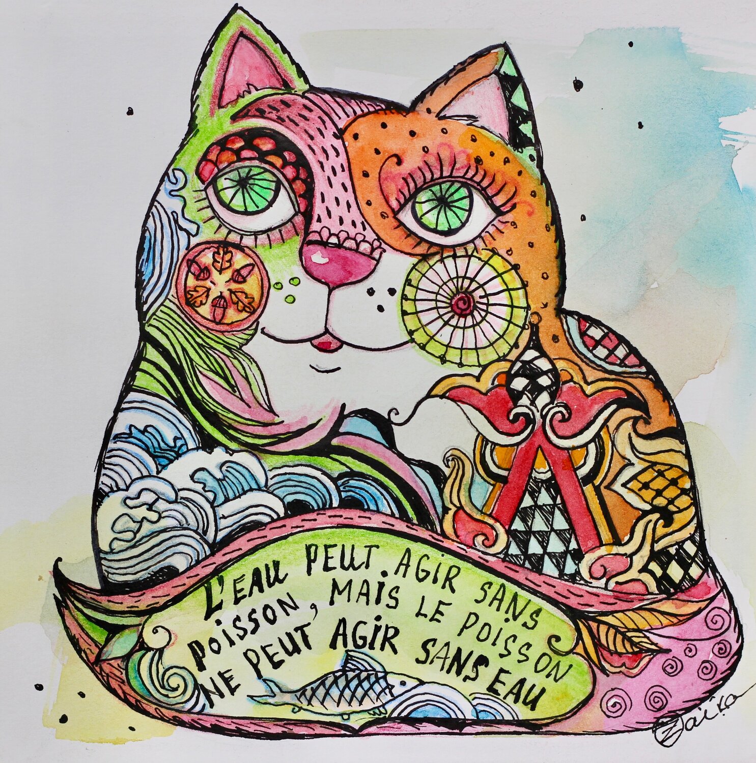 chat proverbe 1 Oxana Zaika