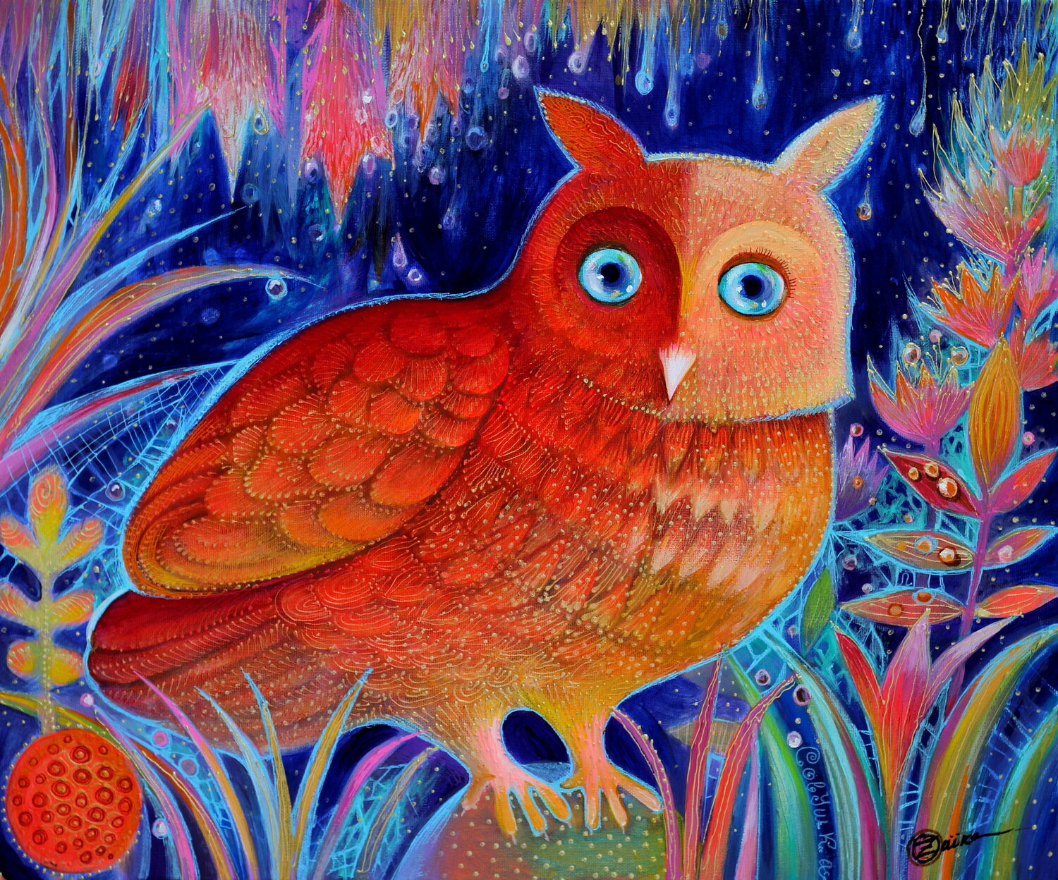 Chouette rouge Oxana Zaika
