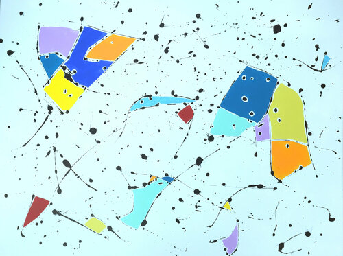 Constellation Blue par Sharon Pierce McCullough, Peinture en vente sur Singulart